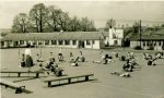 Playground and canteen building 1956